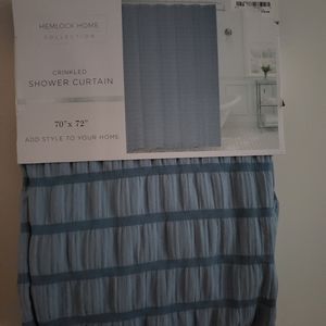 NWT Blue Shower Curtain 70x72